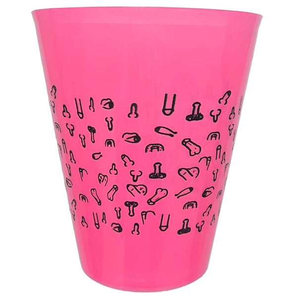 Diablo Picante – Cana Erotica Fucsia 500ml cu Penisuri Negre