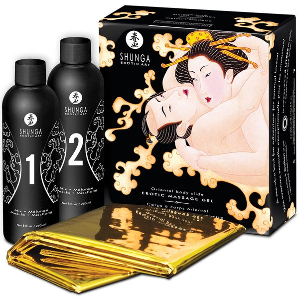 Gel Masaj Erotic Body to Body Shunga Oriental 2x250ml