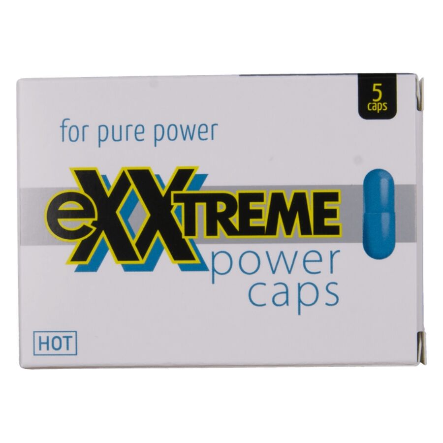 HOT Exxtreme Power Caps capsule afrodisiace pentru barbati - 5 capsule supliment