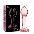 Anal Plug din Sticla Borosilicata Nebula Model 2 Roz 11cm Diametru 3.5cm - Anal Plug - Sensivo