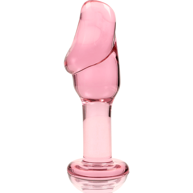 Anal Plug din Sticla Borosilicata Nebula Model 6 Roz 12.5cm Diametru 4cm - Anal Plug - Sensivo
