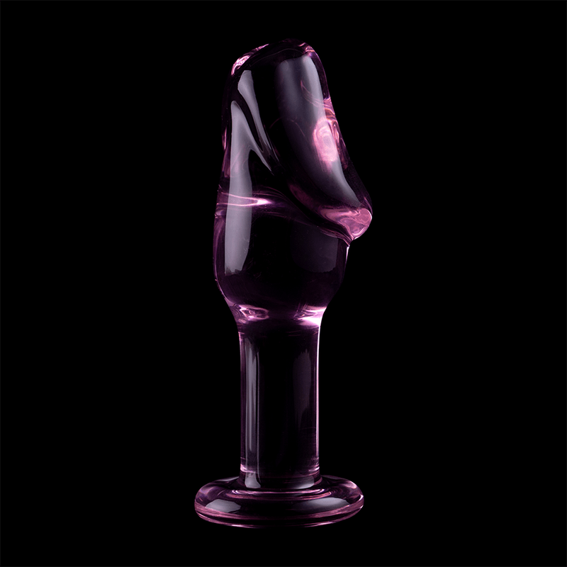 Anal Plug din Sticla Borosilicata Nebula Model 6 Roz 12.5cm Diametru 4cm - Anal Plug - Sensivo