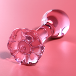 Nebula Model 2 anal plug roz din sticla – compatibil temperaturi extreme durabil