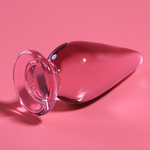 Nebula Model 4 anal plug roz din sticla – compatibil temperaturi extreme