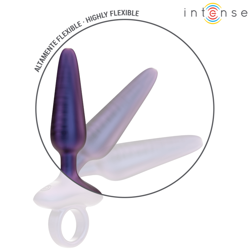 Anal Plug Vibrator cu Telecomanda Intense Marlon Model 4 Negru - Anal Plug - Sensivo