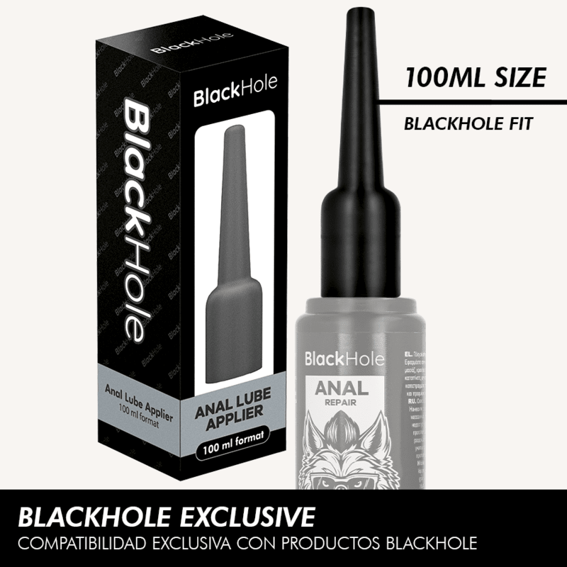 Aplicator Lubrifiant Anal Black Hole Marime L 100ml - Accesoriu - Sensivo