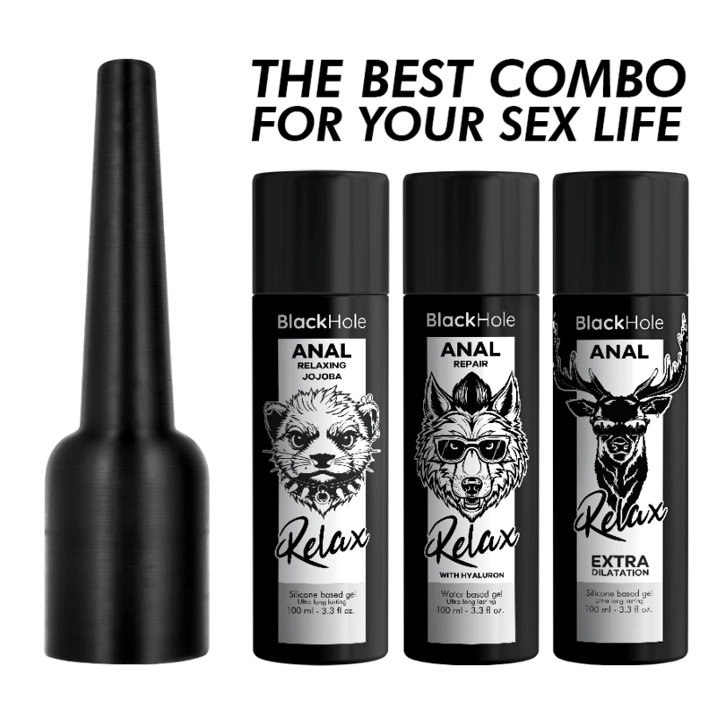 Aplicator Lubrifiant Anal Black Hole Marime L 100ml - Accesoriu - Sensivo