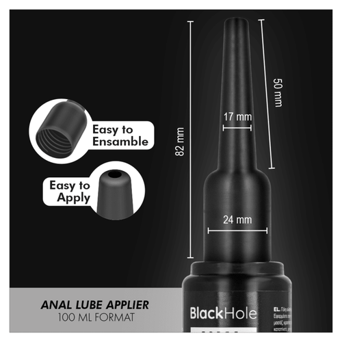 Aplicator Lubrifiant Anal Black Hole Marime L 100ml - Accesoriu - Sensivo
