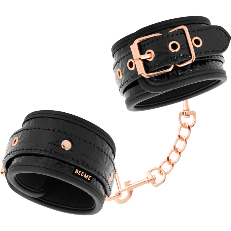 Catuse BDSM din Piele Vegana cu Captuseala Neopren - BEGME - BDSM - Sensivo