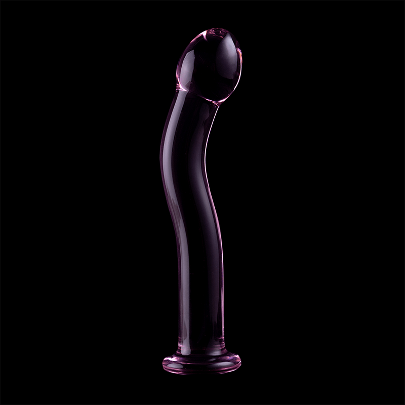 Dildo din Sticla Borosilicata Nebula Model 18 Roz 18.5cm Diametru 3.5cm - Dildo - Sensivo