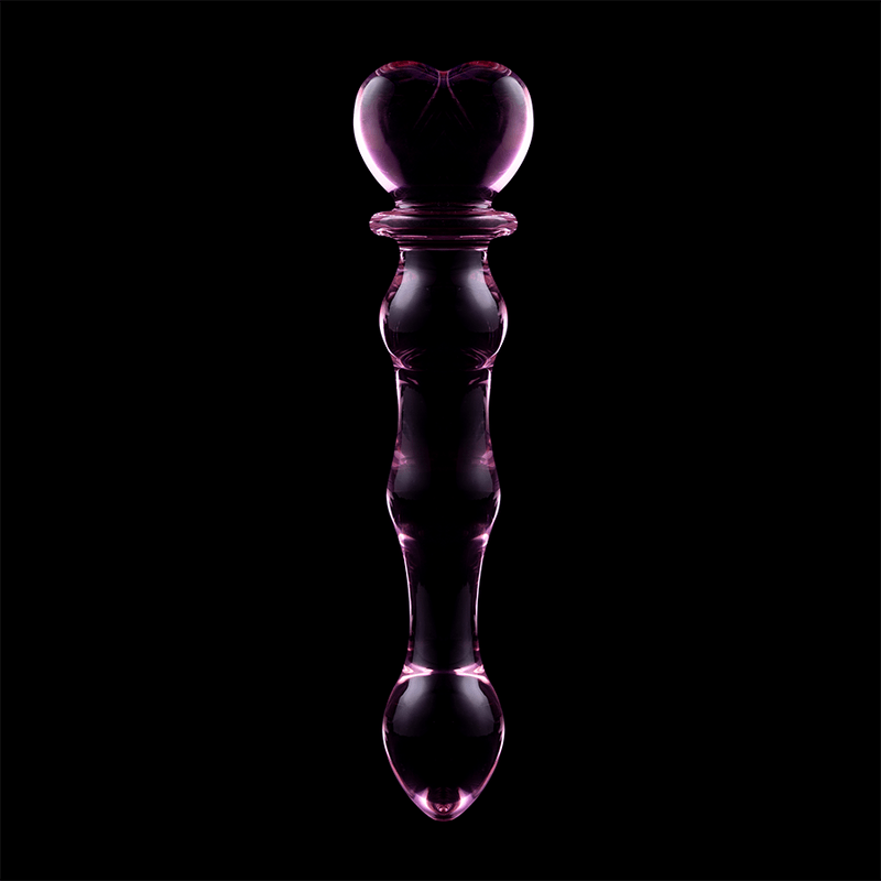 Dildo din Sticla Borosilicata Nebula Model 21 Roz 20.5cm Diametru 3.5cm - Dildo - Sensivo