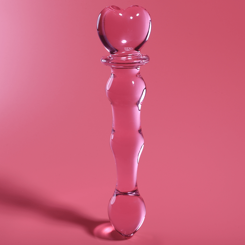Dildo din Sticla Borosilicata Nebula Model 21 Roz 20.5cm Diametru 3.5cm - Dildo - Sensivo