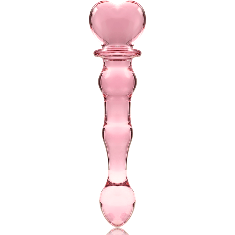Dildo din Sticla Borosilicata Nebula Model 21 Roz 20.5cm Diametru 3.5cm - Dildo - Sensivo