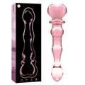 Dildo din Sticla Borosilicata Nebula Model 21 Roz 20.5cm Diametru 3.5cm - Dildo - Sensivo