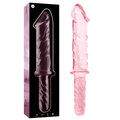 Dildo din Sticla Borosilicata Nebula Model 24 Roz 28.5cm Diametru 5cm - Dildo - Sensivo