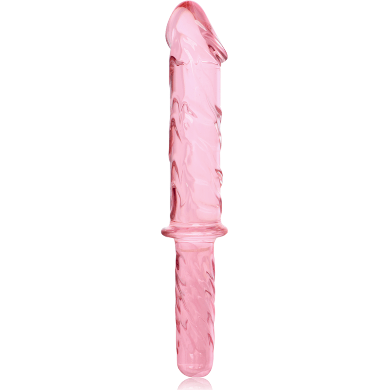 Dildo din Sticla Borosilicata Nebula Model 24 Roz 28.5cm Diametru 5cm - Dildo - Sensivo
