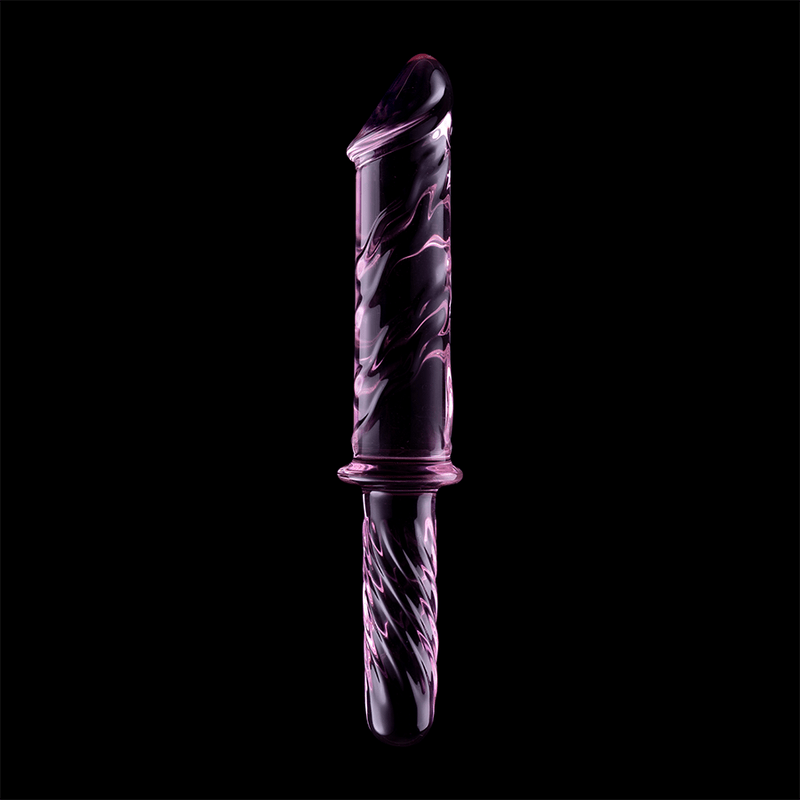 Dildo din Sticla Borosilicata Nebula Model 24 Roz 28.5cm Diametru 5cm - Dildo - Sensivo