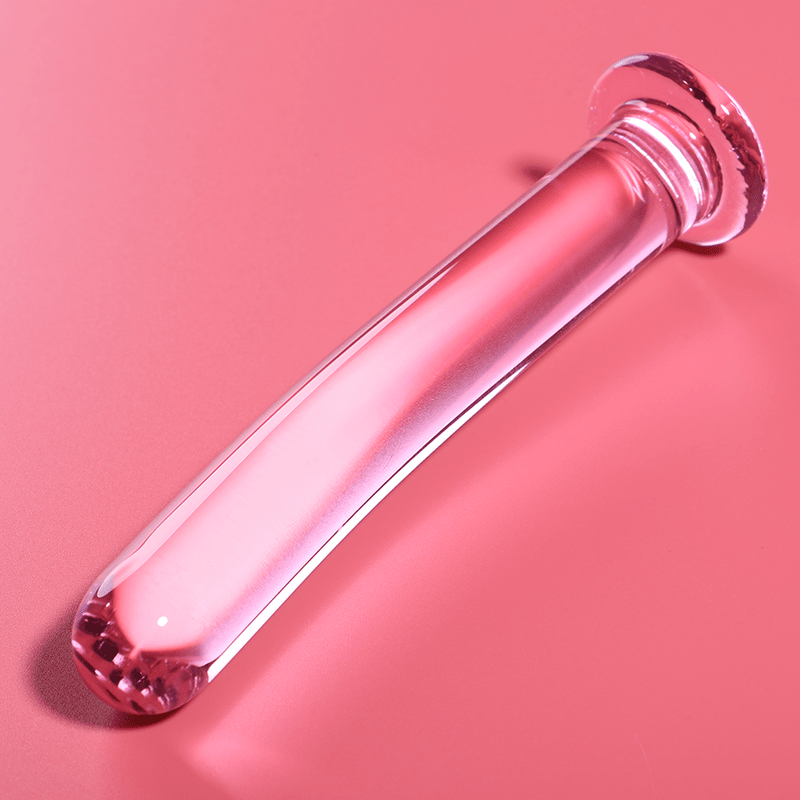 Dildo din Sticla Borosilicata Nebula Model 9 Roz 15.5cm Diametru 2.5cm - Dildo - Sensivo