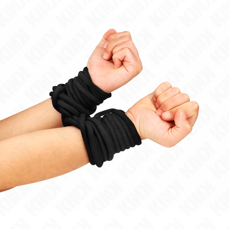 Funie Bondage Bumbac 20 m Neagra - Kink - BDSM - Sensivo