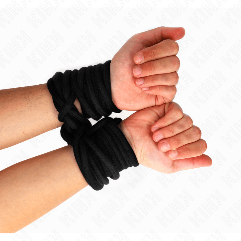 Funie Bondage Bumbac 20 m Neagra - Kink - BDSM - Sensivo