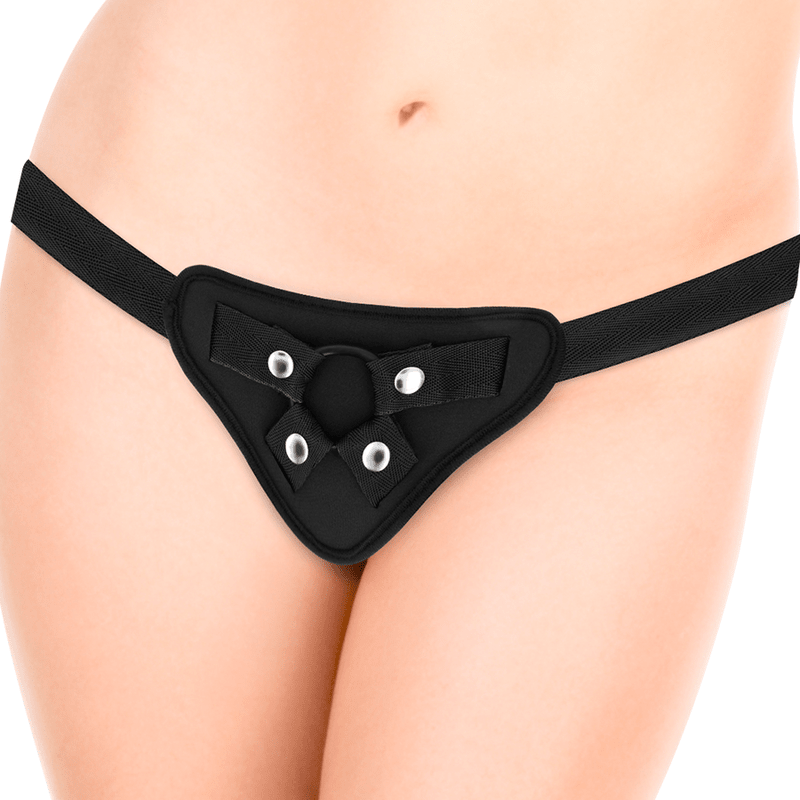 Harness Strap-on Ajustabil cu 3 Inele Flexibile - RockArmy - Strap-on - Sensivo