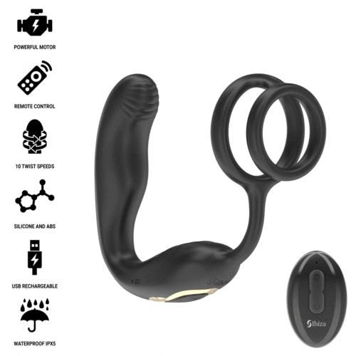 Inel penis vibrator Wiggle IBIZA imagine 2