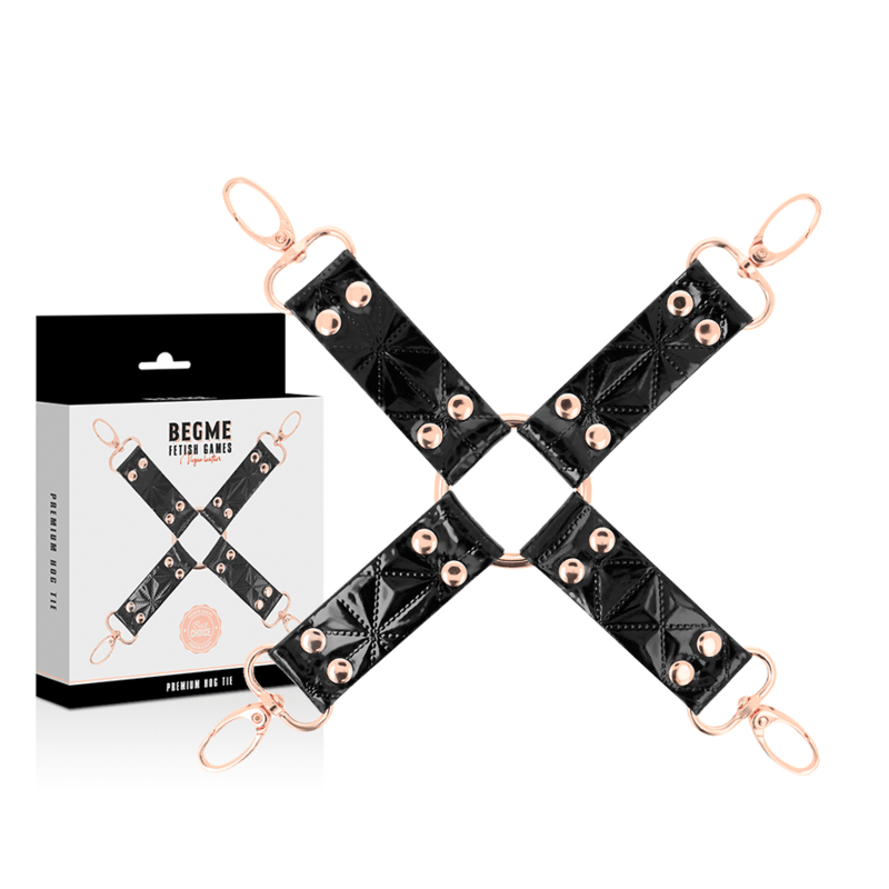 Imobilizator Hog Tie din Piele Vegana BDSM - BEGME - BDSM - Sensivo