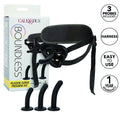 Kit Pegging Strap-on Curbat cu 3 Sonde Silicon - CalExotics - Strap-on - Sensivo