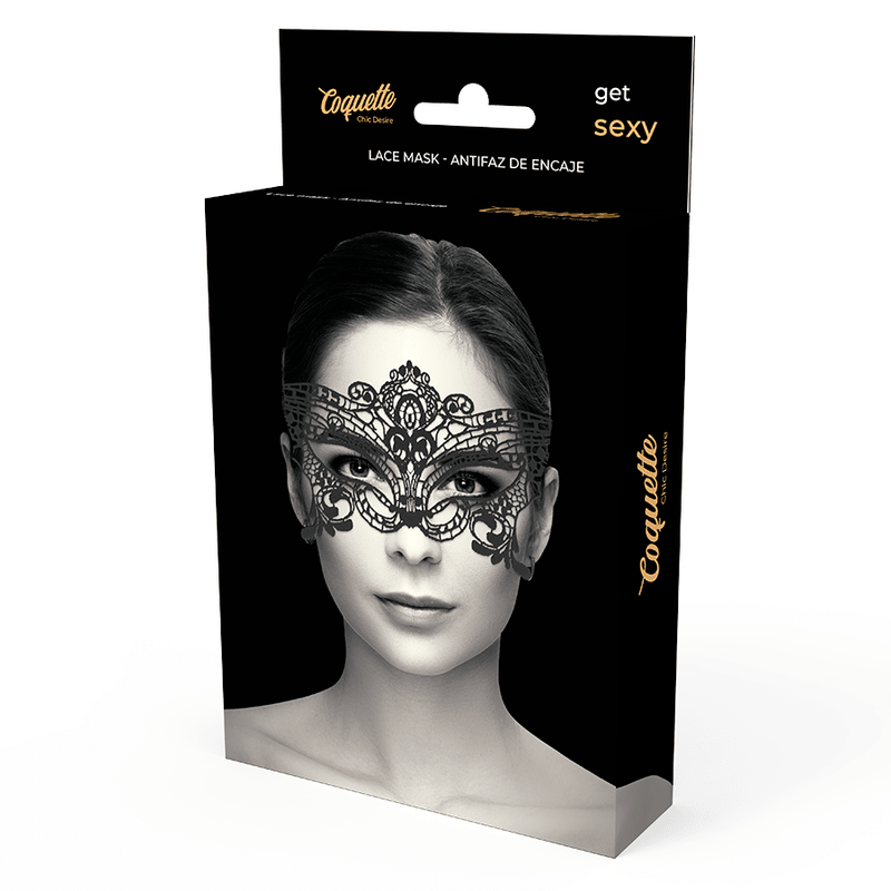 Masca pentru Ochi din Dantela Neagra - Coquette - BDSM - Sensivo