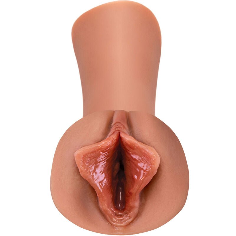 Masturbator Fetish Fantasy Luscious Lips Stroker Silicon Caramel Auto-Lubrifiant - Masturbator - Sensivo