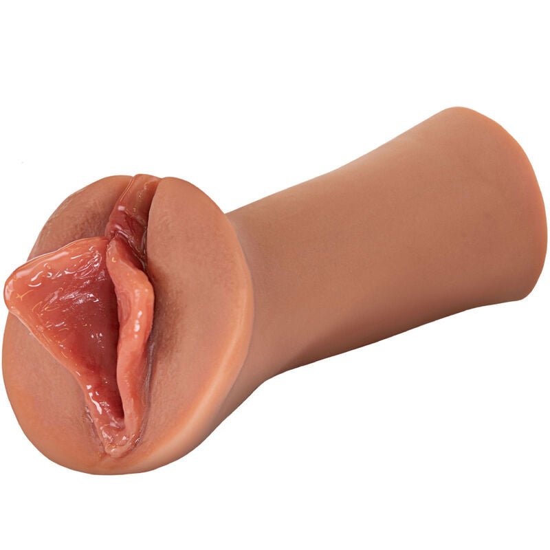 Masturbator Fetish Fantasy Luscious Lips Stroker Silicon Caramel Auto-Lubrifiant - Masturbator - Sensivo