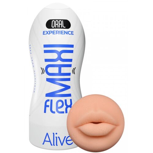 Masturbator Masculin Oral Flexibil Marime L - ALIVE - Masturbator - Sensivo
