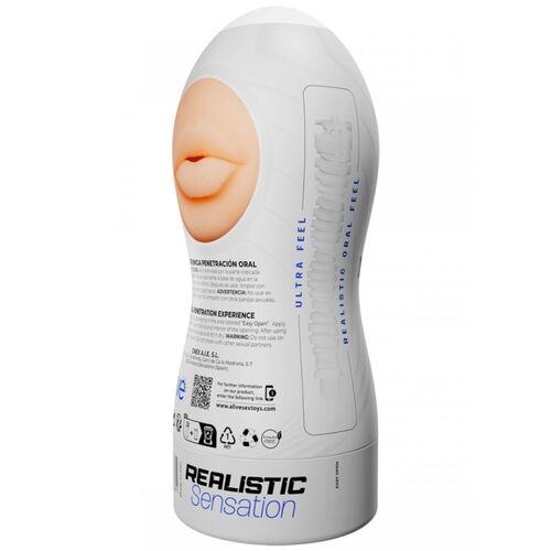 Masturbator Masculin Oral Flexibil Marime L - ALIVE - Masturbator - Sensivo