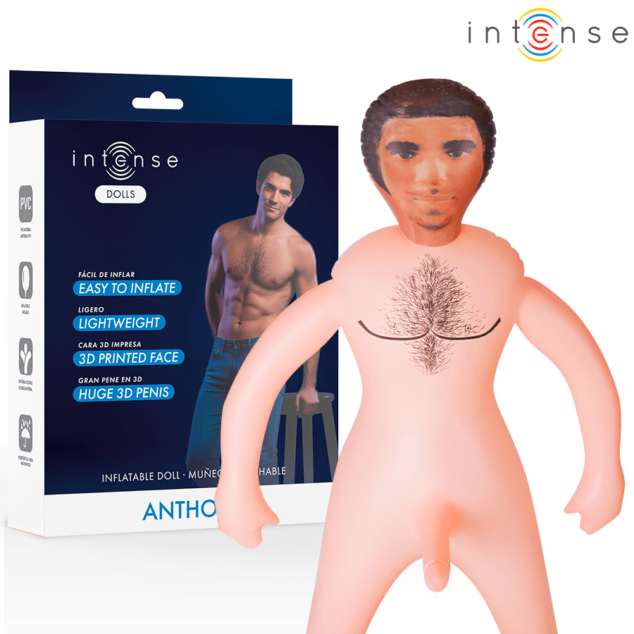 Papusa Gonflabila Barbat cu Penis 3D Anthony - Intense - Papusa gonflabila - Sensivo
