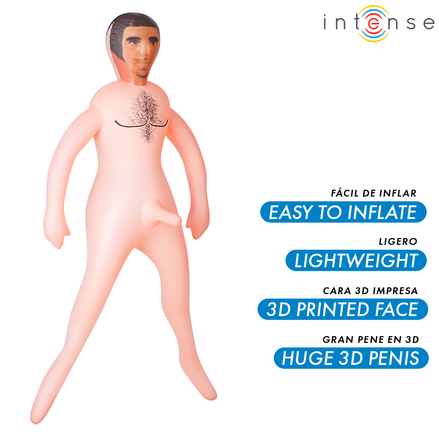 Papusa Gonflabila Barbat cu Penis 3D Anthony - Intense - Papusa gonflabila - Sensivo