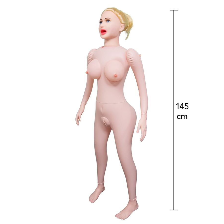 Papusa Gonflabila Realista cu Par si Vagin Silicon Lola 145 cm - Hidden Desire - Papusa gonflabila - Sensivo