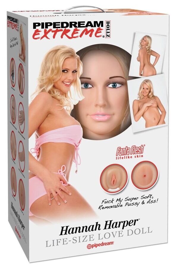 Papusa Gonflabila Realista Marime Reala Hannah Harper - Extreme Dollz - Papusa gonflabila - Sensivo