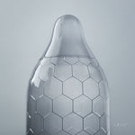 Prezervative Latex Natural LELO HEX 3 buc – Structura Hexagonala - Prezervative - Sensivo