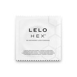 Prezervative Latex Natural LELO HEX 3 buc – Structura Hexagonala - Prezervative - Sensivo