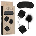Set BDSM cu Catuse Masca si Pamatuf din Piele Vegana - Intense - BDSM - Sensivo