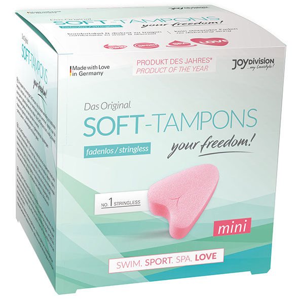 Soft Tampoane Intime Mini 3 buc – JoyDivision - Igiena - Sensivo