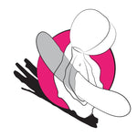 Romp Pink roz detaliu buton control – simplu si intuitiv moduri aspiratie multiple