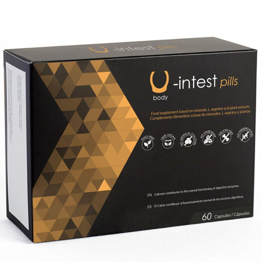 U-Intest ambalaj fata - supliment natural hemoroizi 60 capsule ingrediente active