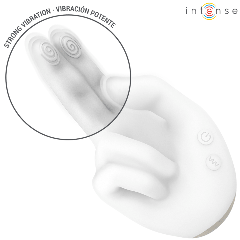 Vibrator Clitoridian Forma Mana cu Vibratii si Caldura – INTENSE Jimmy - Vibratoare - Sensivo