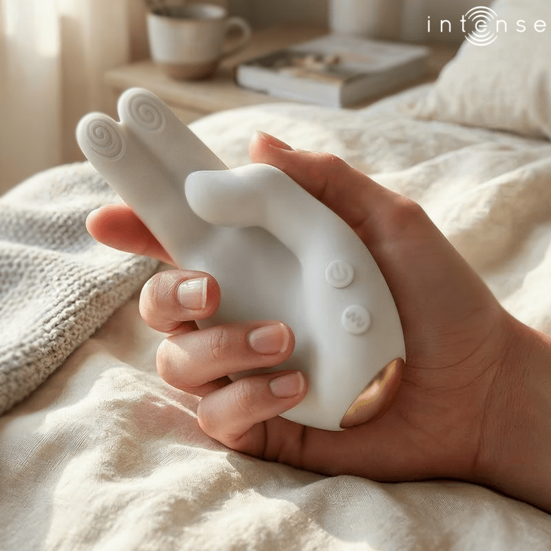 Vibrator Clitoridian Forma Mana cu Vibratii si Caldura – INTENSE Jimmy - Vibratoare - Sensivo
