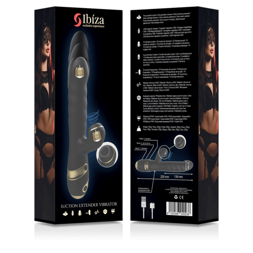 Vibrator cu Aspiratie Clitoris si Stimulare Punct G - IBIZA - Vibrator - Sensivo