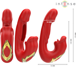 Vibrator Intense Nathy rosu – motor puternic reincarcabil USB rezistent apa