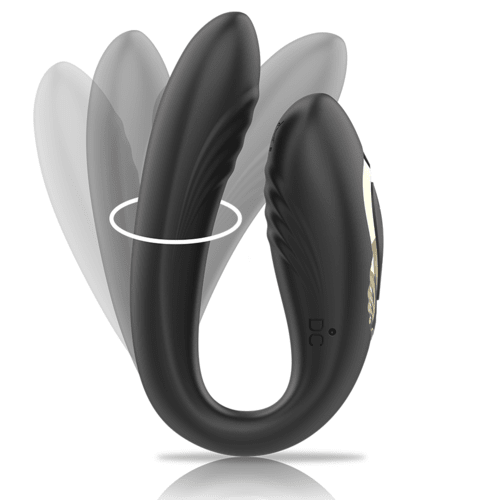 Vibrator Dublu Rotativ cu Telecomanda 10 Moduri - IBIZA - Vibrator - Sensivo