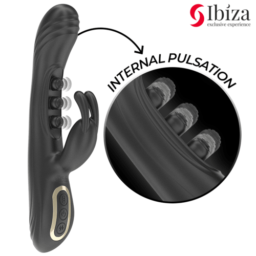 Vibrator Rabbit cu Pulsatii si Vibratii Punct G - IBIZA - Vibrator - Sensivo
