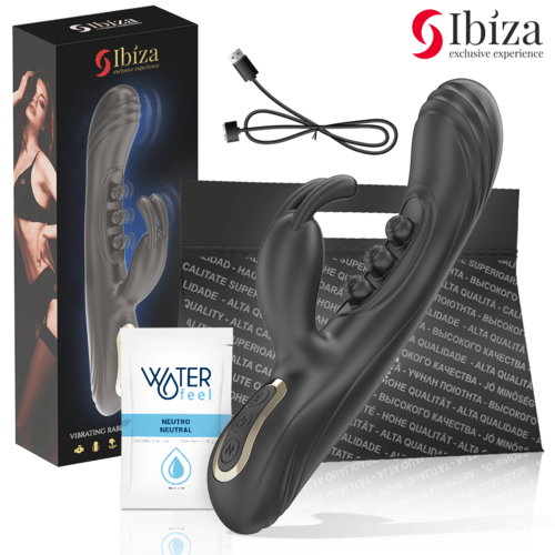 Vibrator Rabbit cu Pulsatii si Vibratii Punct G - IBIZA - Vibrator - Sensivo